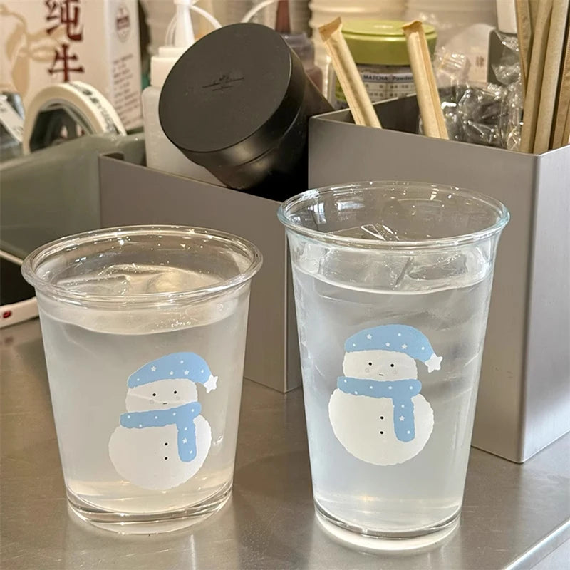 ☃️ Frostie Cup – Kawaii Christmas Glass